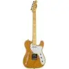 Guitarra Eléctrica Leonard Telecaster Semi Hollow Color Natural