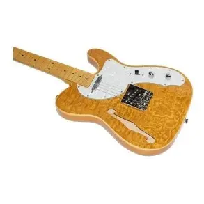 Guitarra Eléctrica Leonard Telecaster Semi Hollow Color Natural