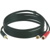 Klotz Ay70200 - Cable Mini Plug - 2 Rca 2 Mts F. Gold