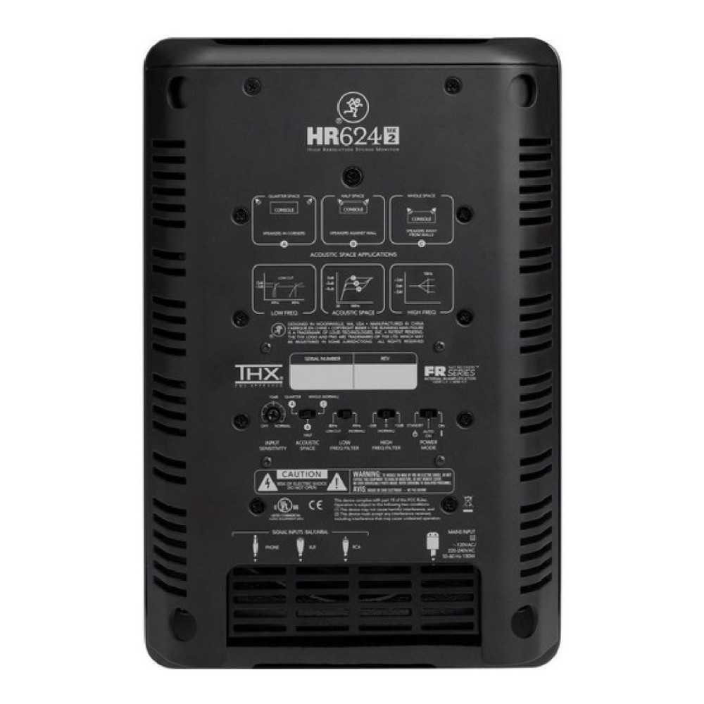 Monitores De Estudio Mackie Hr624mk2 280W 6" pulgadas