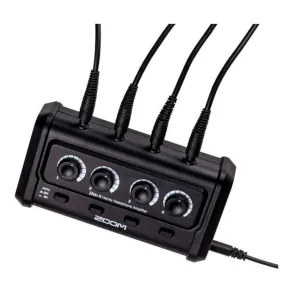 Amplificador De Auriculares Con 4 Salidas Zoom Zha-4