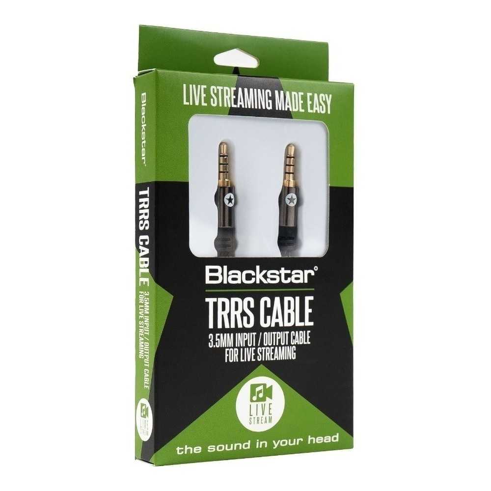 Cable Blackstar Trrs Cable Conector 3.5mm 1.8m Black