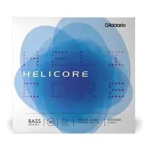 Encordado Daddario Contrabajo 3/4 Helicore Pizzicato