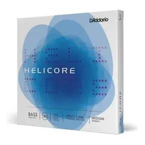 Encordado Daddario Contrabajo 3/4 Helicore Pizzicato