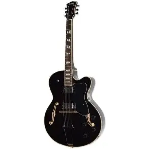335 Leonard Guitarra Electrica Con Caja Tipo Jazz JZ33BK
