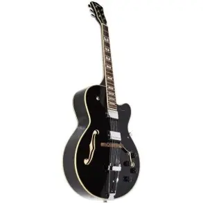 335 Leonard Guitarra Electrica Con Caja Tipo Jazz JZ33BK