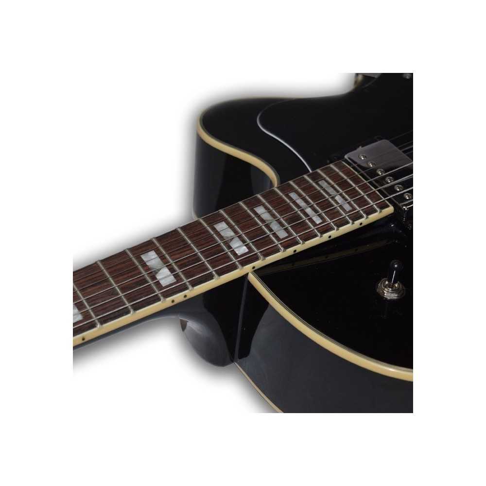 335 Leonard Guitarra Electrica Con Caja Tipo Jazz JZ33BK
