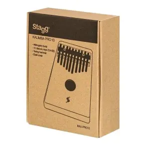 Kalimba 10 Notas Stagg Profesional Caoba Kalipro10ma
