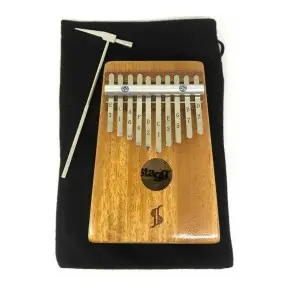 Kalimba 10 Notas Stagg Profesional Caoba Kalipro10ma