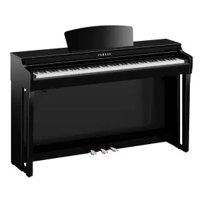 Piano Yamaha Clavinova 88 Teclas Clp-725 Con Mueble Negro