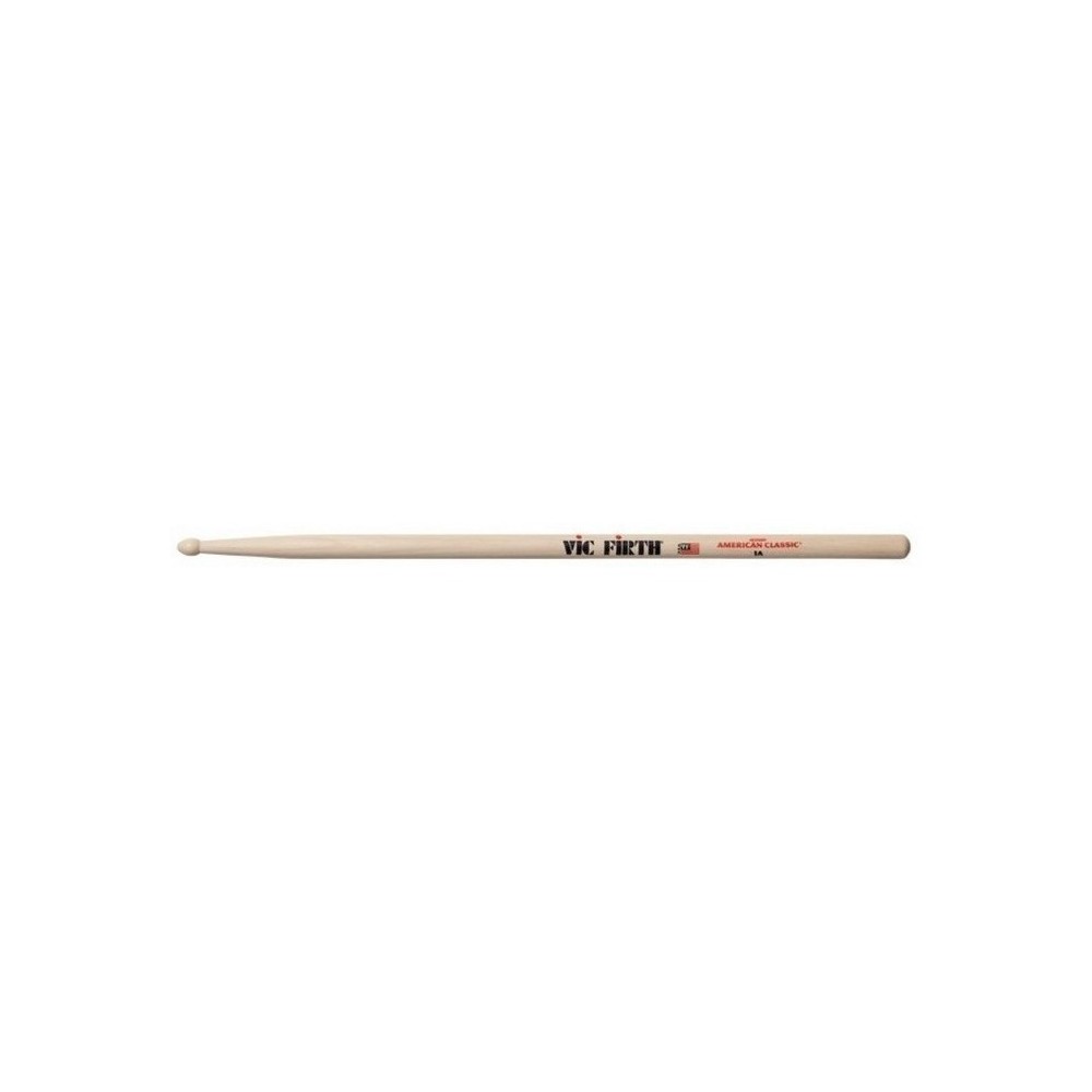 Baquetas Palillos Vic Firth 1a Hickory Punta Madera