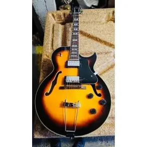 Guitarra Electrica Leonard 335 De Caja Tipo Jazz Jz32sb