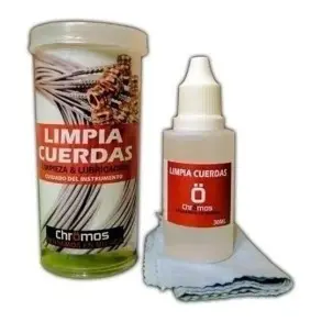 Limpia Cuerdas De Guitarra Y Bajo Chromos Con Paños