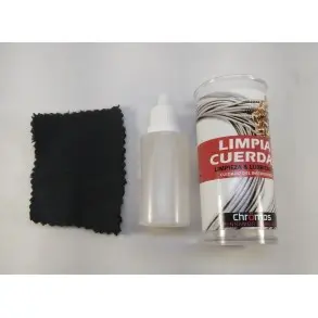 Limpia Cuerdas De Guitarra Y Bajo Chromos Con Paños