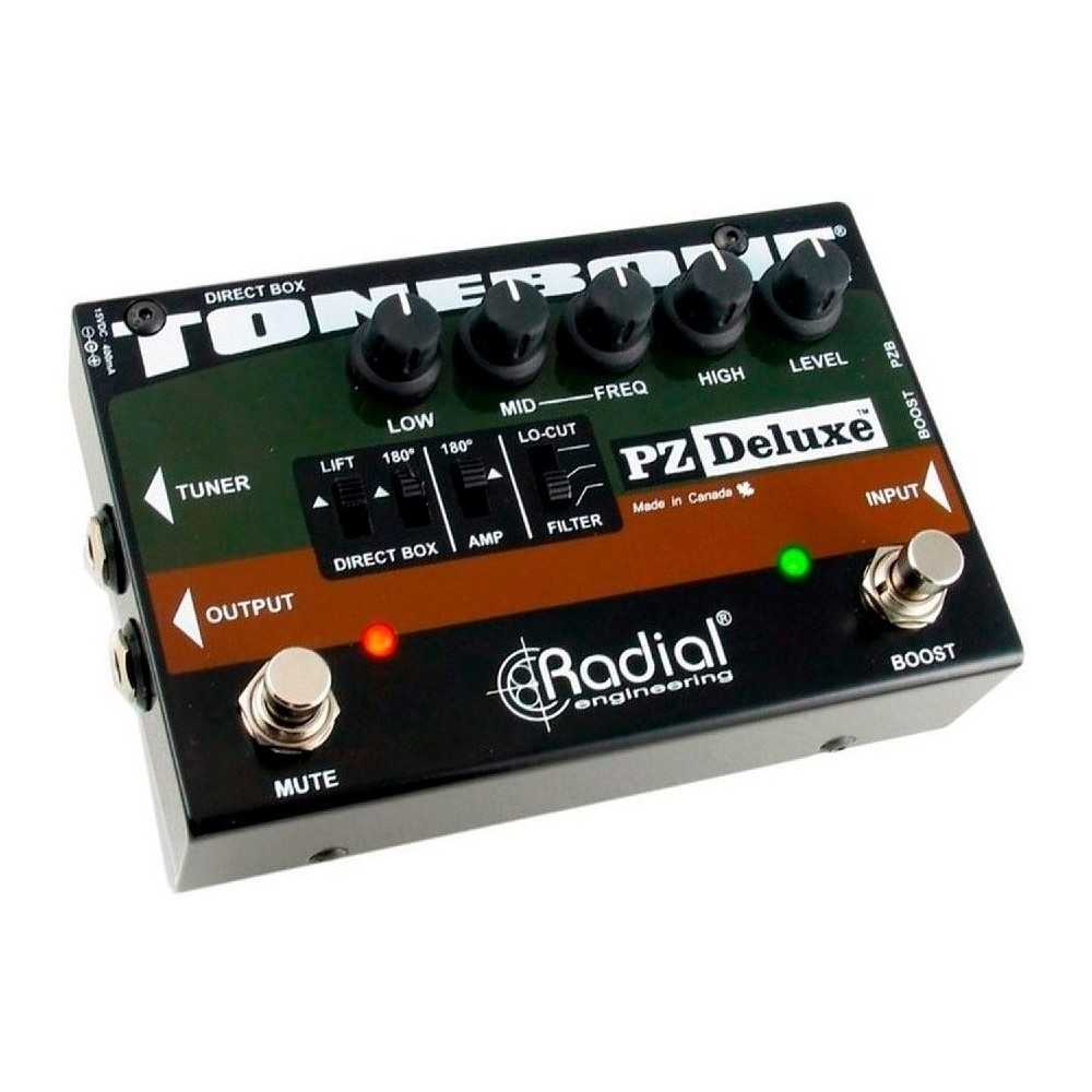 Pedal Radial Preamp Tonebone Pz Pre Deluxe Acoustic