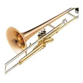 Trombon Knight A Piston Tenor Bb Laquedao + Estuche