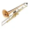 Trombon Knight A Piston Tenor Bb Laquedao + Estuche