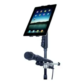 Soporte De Tablet O iPad Para Pie De Micrófono Csa