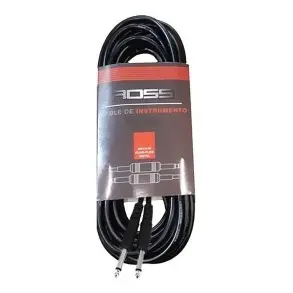 Cable Plug A Plug Ross De 3 Mts Para Instrumentos