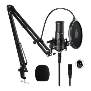 Micrófono Condenser USB + Brazo Mesa Maono Pm320 Kit Radio