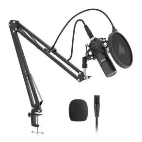 Micrófono Condenser USB + Brazo Mesa Maono Pm320 Kit Radio
