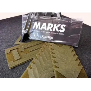 Marcadores De Velcro Para Alfombra Bateria Marks!