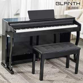Piano Digital 88 Teclas Con Mueble Blanth Bl-8808