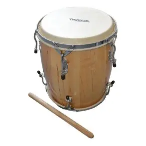 Tambora De Madera Con Golpeador Thunder Jbjd-109