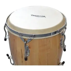Tambora De Madera Con Golpeador Thunder Jbjd-109