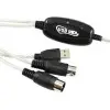 Cable Midi Usb De 2 Metros Csa Usd001