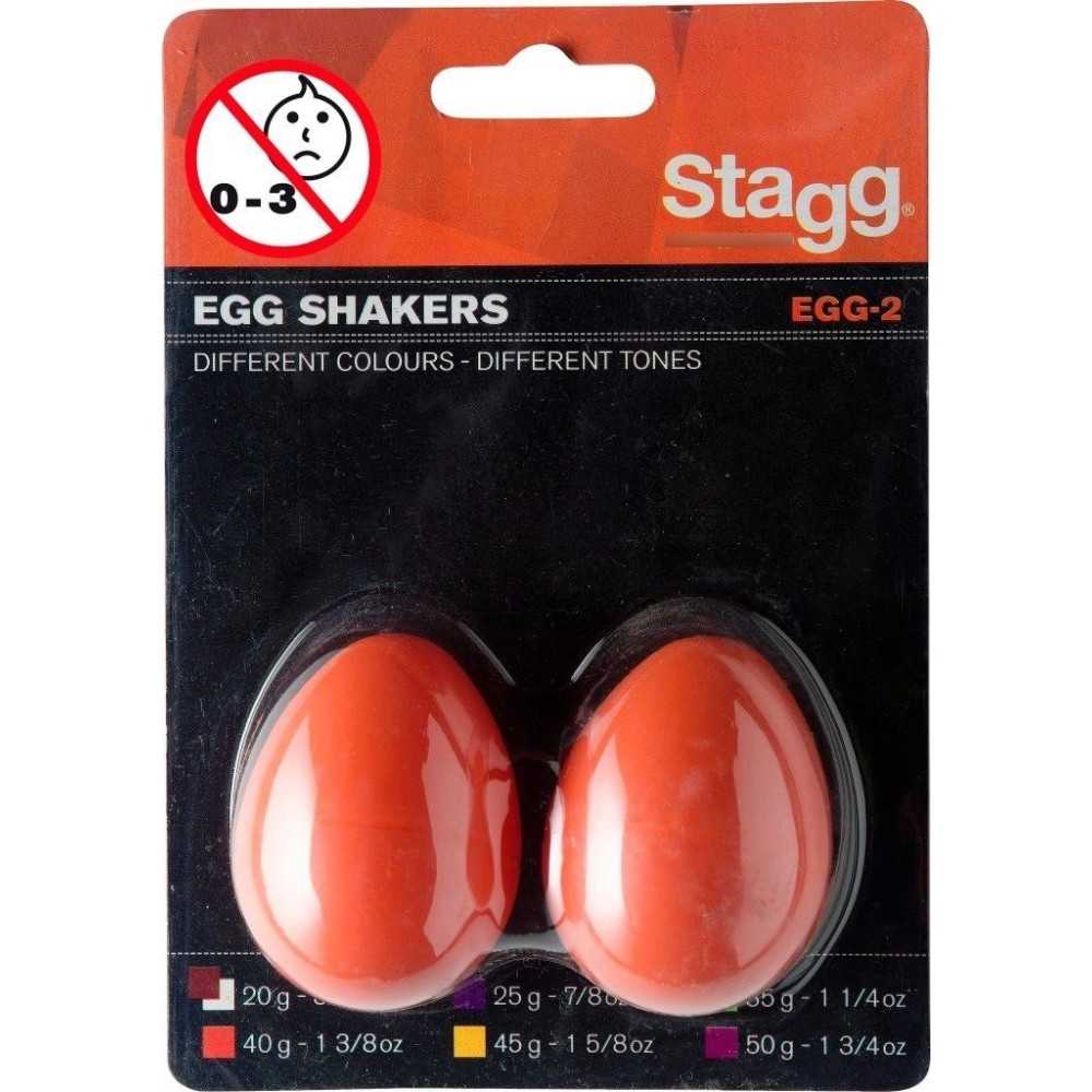 Huevos Ritmicos Stagg color naranja Egg-2or