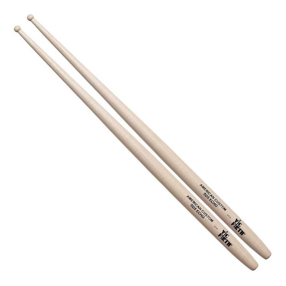 Palillos de bateria Vic Firth American Custom SD5 Echo Natural