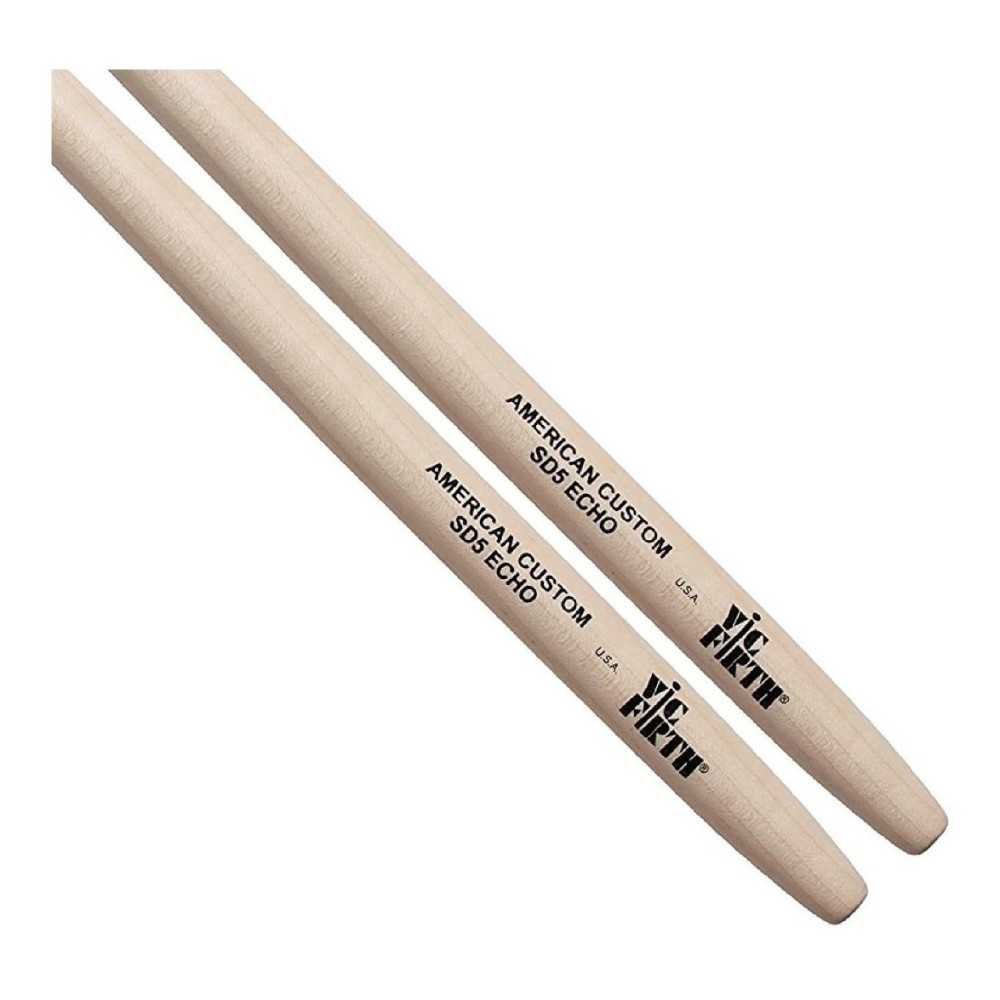 Palillos de bateria Vic Firth American Custom SD5 Echo Natural