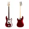 Bajo Eléctrico Leonard Precision 4 Cuerdas Rojo