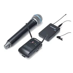Sistema inalambrico Samson Concert 88 Camara de Mano + Corbatero
