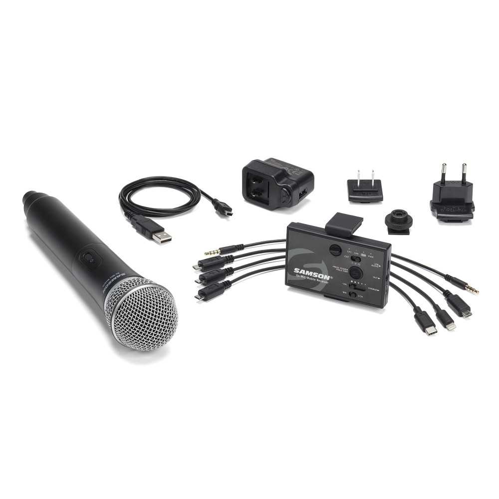 Sistema microfono Inalámbrico para camara /celular mano Samson Go Mic Mobile GMMSHHQ