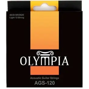 Encordado Guitarra Acustica 12 cuerdas Olympia AGS120