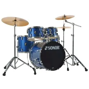 Bateria 5 Cuerpos Sonor AQX STUDIO 5 Cuerpos + Fierros