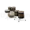Bateria Pearl Decade Maple 6 Cuerpos Black Satin Amburst