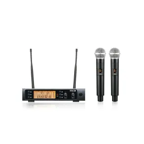 Micrófono inalámbrico Ross FUP-002 UHF Doble de Mano