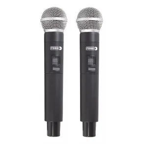 Micrófono inalámbrico Ross FUP-002 UHF Doble de Mano