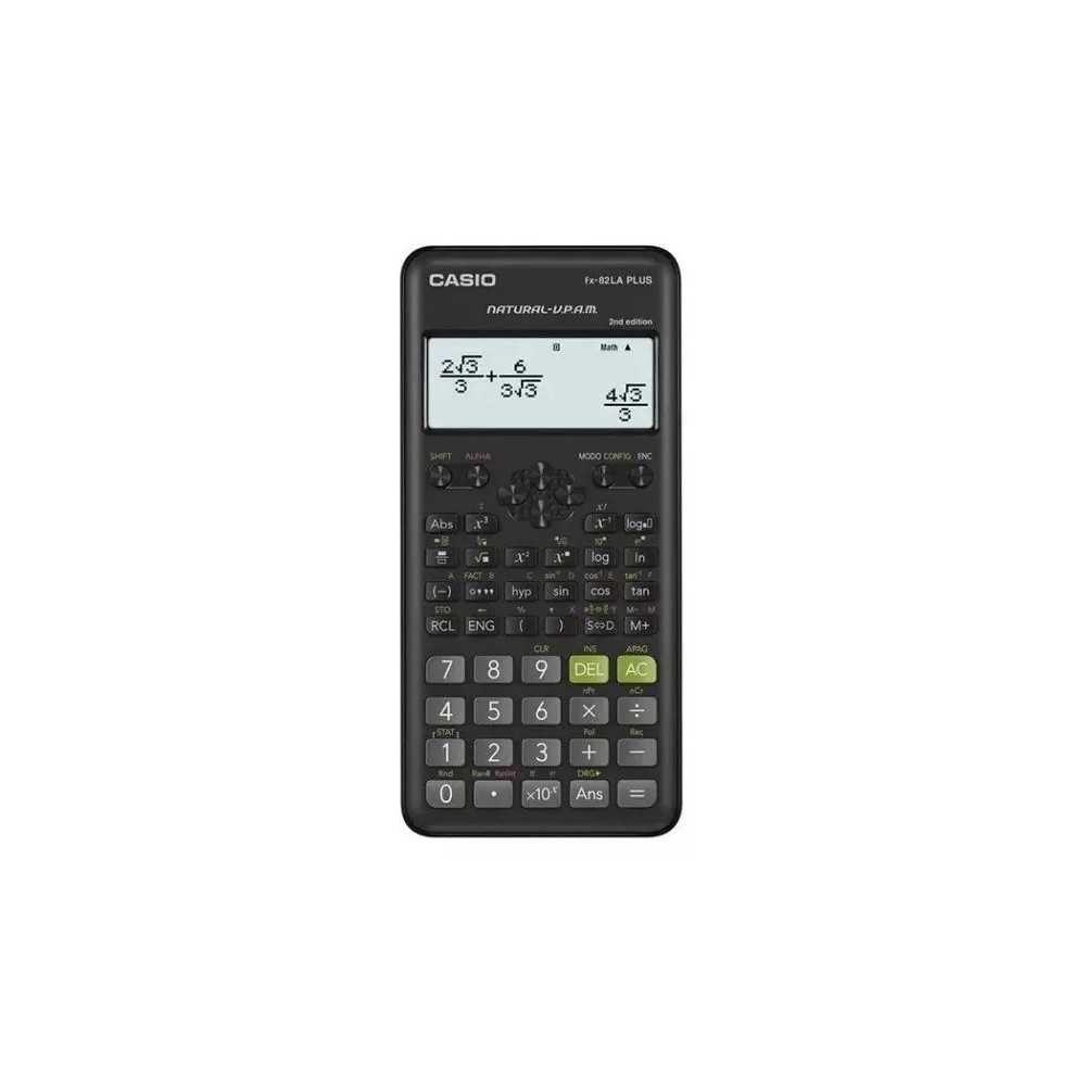 Calculadora Casio Cientifica 252 Funciones FX-82LAPLUS-BK-2