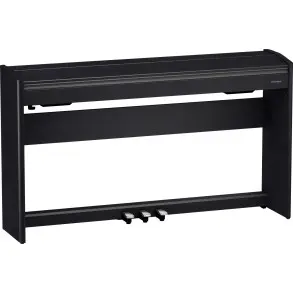 Piano Digital Con Mueble Roland F701 Con Usb Y Bluetooth 88 Teclas Color Negro