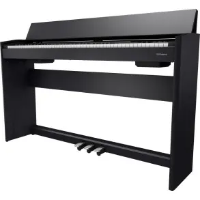 Piano Digital Con Mueble Roland F701 Con Usb Y Bluetooth 88 Teclas Color Negro