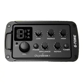 Ecualizador Activo De 3 Bandas Con Afinador Cherub Gb1