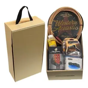 Caja Regalo Guitarrista Musico Accesorios Guitarra Acustica