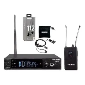 Sistema Monitoreo Intraural UHF In Ear + Auricular Shure SE112