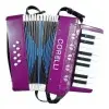 Acordeon Niños Piano 17 Teclas 8 Bajos Corelli Verdulera WHC104 PP