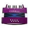 Acordeon Niños Piano 17 Teclas 8 Bajos Corelli Verdulera WHC104 PP
