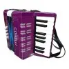 Acordeon Niños Piano 17 Teclas 8 Bajos Corelli Verdulera WHC104 PP